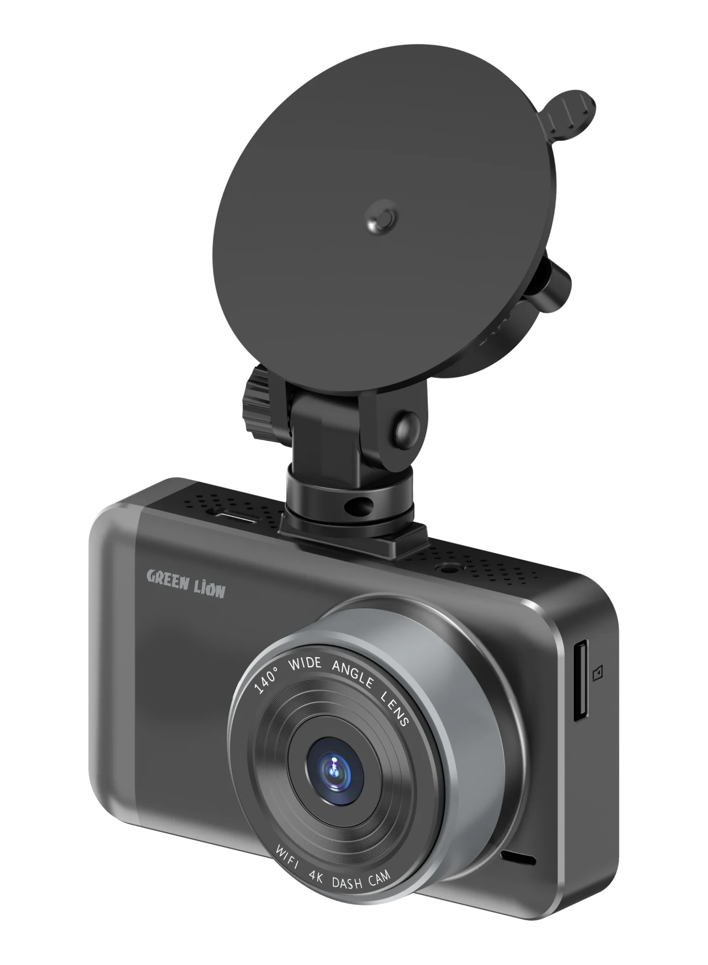 Green Lion Dash Cam Pro Front and Rear Dual Lens 4K Car Camera System with 3.0-inch IPS Display and 140-degree Wide Angle (Black) lpwwl