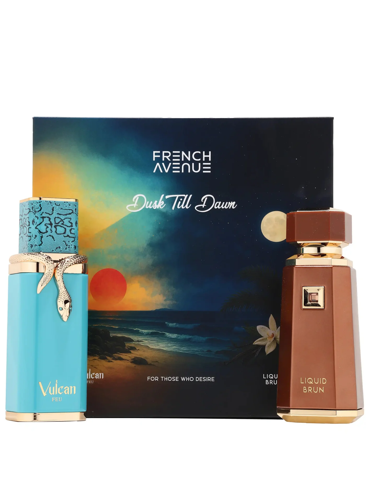 French Avenue Dusk Till Dawn Eau De Parfum Gift Set for Men (2 x 100 mL) pl3hl