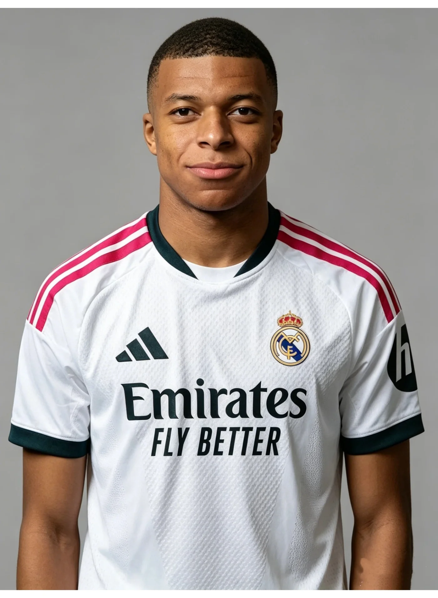 Premium Football Club Home Jersey Authentic Breathable Sports Shirt (White, Adult) 5qsgl