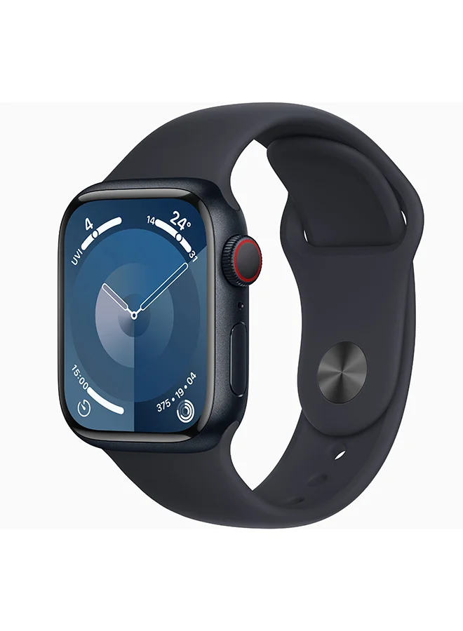 Premium Smartwatch GPS + Cellular 45mm Midnight Aluminium Case with Sport Band mmbpt