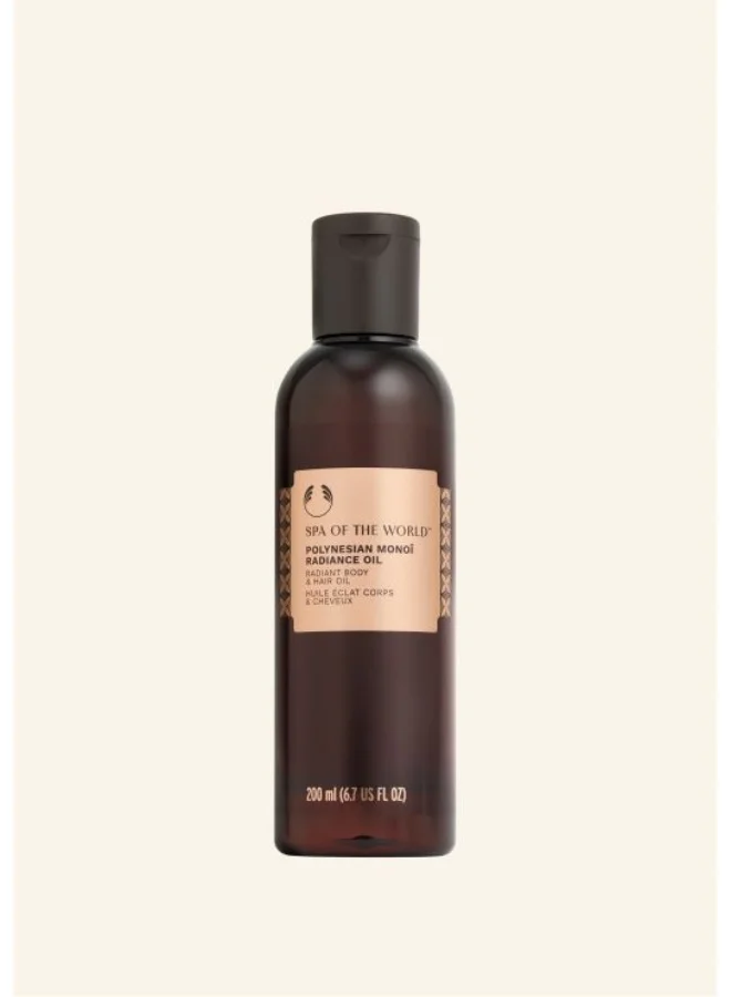 THE BODY SHOP Polynesian Monoi Radiance Oil (For Hair and Body, 200 mL) 2xduw