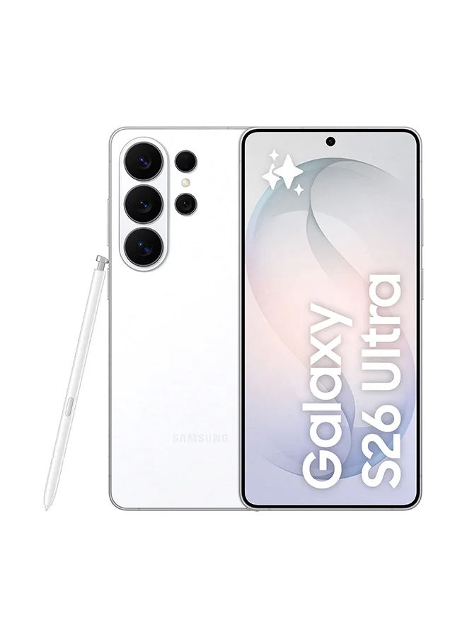 Ultra-HD Smartphone S26 Ultra 5G Dual SIM (12GB RAM, 512GB Storage, White) Premium Mobile Device uv9lf