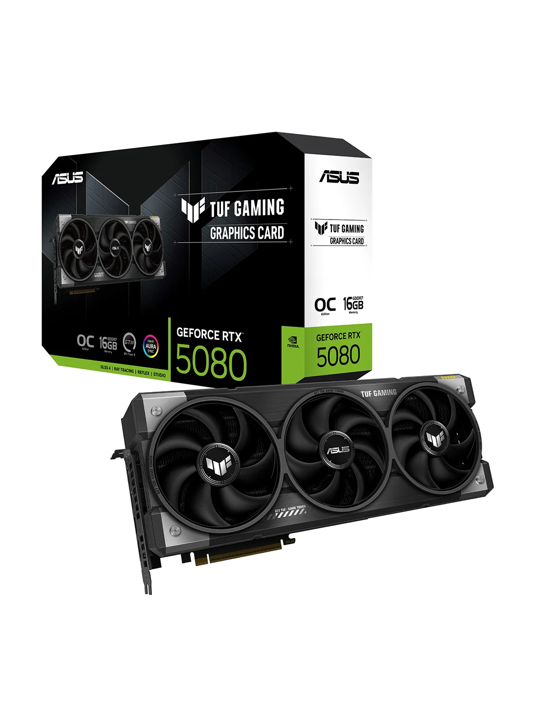 Premium Gaming Graphics Card 16GB GDDR7 PCIe 5.0 High-Performance GPU for Desktop PC (Black, 16GB) ez3v7