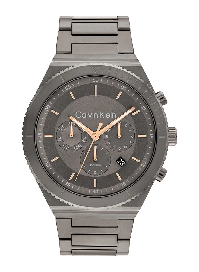 Premium Tonneau Analog Wrist Watch for Men Stainless Steel Case (44.3 mm) i92uj