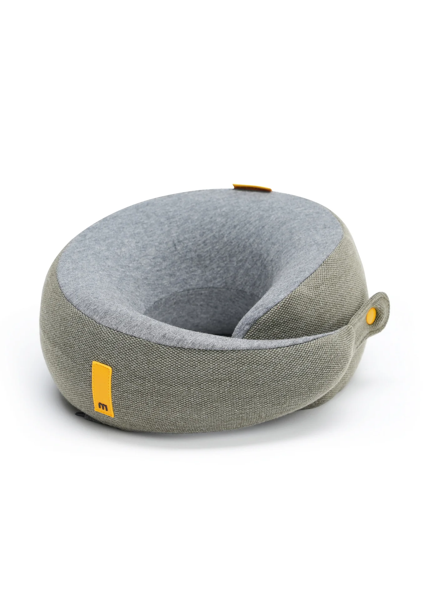 Mokobara Cloud Forest Travel Pillow Ergonomic Neck Support (Light Grey, 30cm x 30cm) dxx73