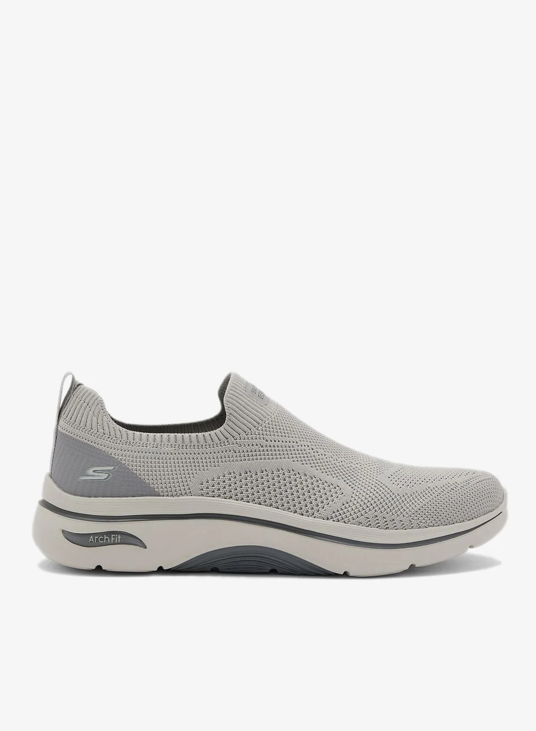 Premium Arch Support Walking Shoes Lightweight Breathable Athletic Sneakers for Women (Grey, 38 EU) s7yin
