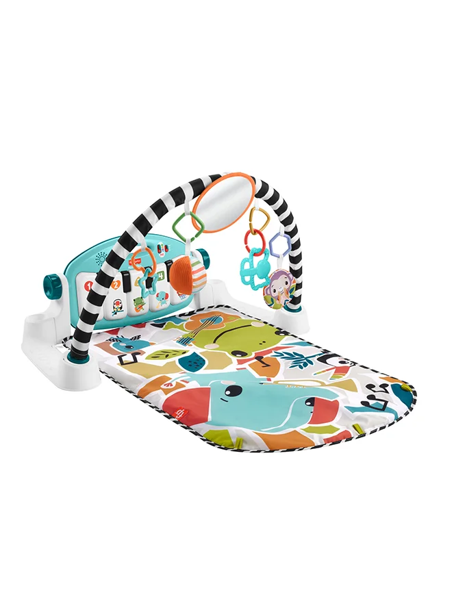 Premium Baby Activity Mat with Musical Kick and Play Piano Gym (Blue, 80 cm x 60 cm) hvgkp