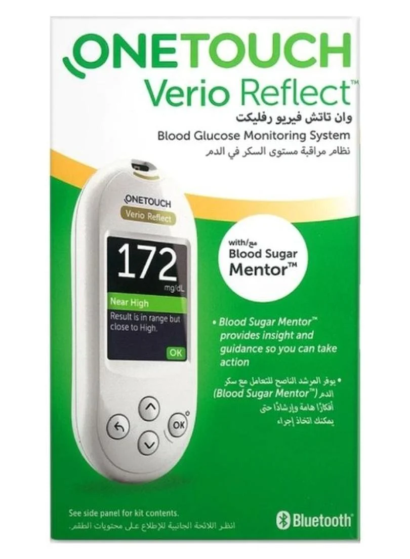One Touch Reflect Blood Glucose Monitoring System Premium Digital Glucometer Kit (1 Count) 0isfc