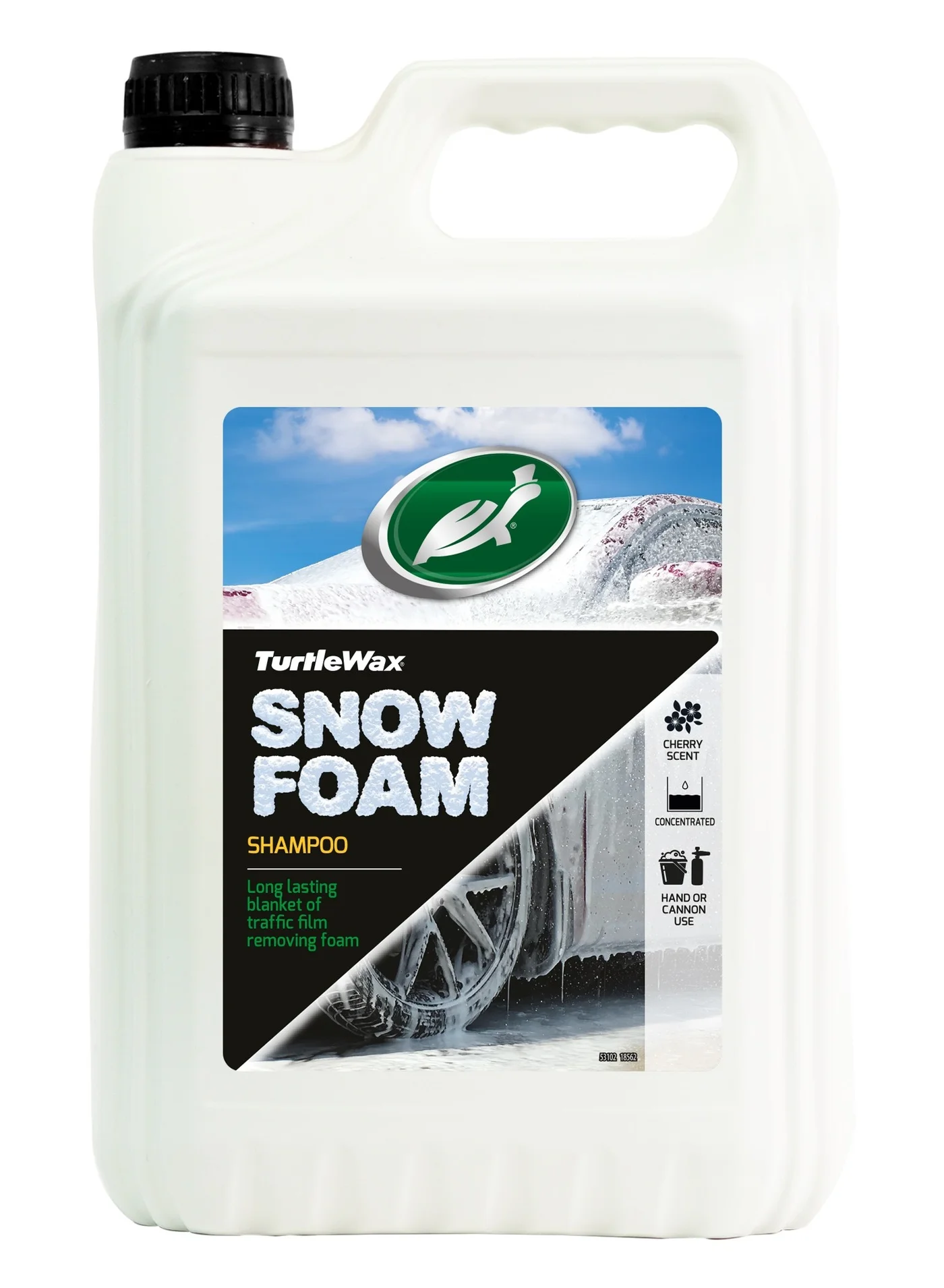 Premium Snow Foam Car Wash Solution (High-Density Cleaning Formula, 5L) qixbk