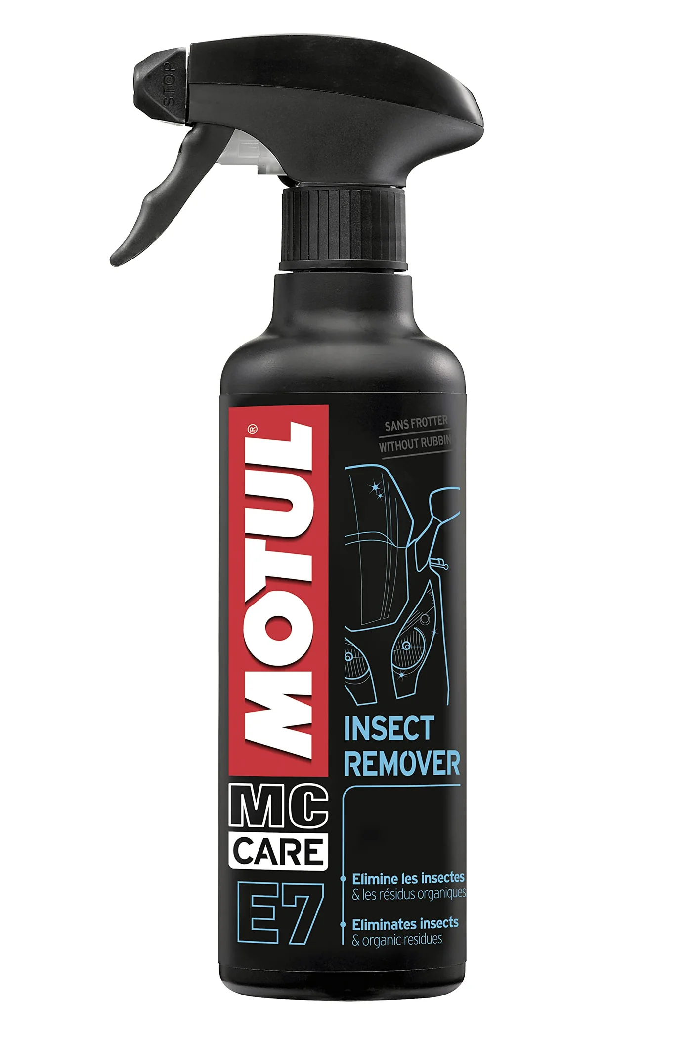 Motul E7 Insect Remover Professional Exterior Cleaner for Vehicles (500 mL) gockl