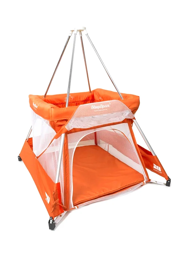 BabyHub Sleepspace Travel Cot with Tepee and Mosquito Net (Portable, 120 cm x 60 cm) wonuk