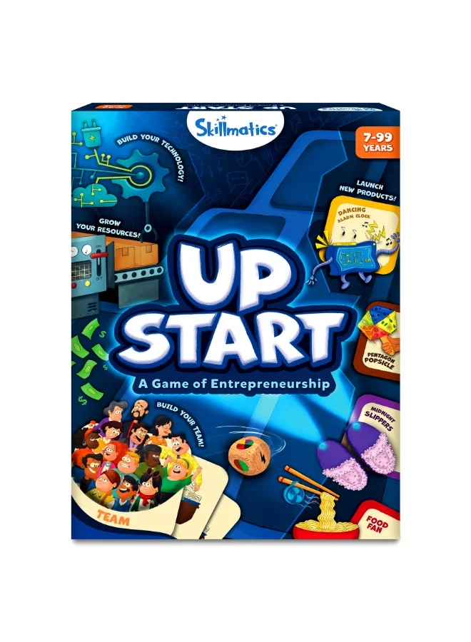 Skillmatics Start Up Board Game Entrepreneurship and Business Strategy for Family Game Nights (Unisex, 7 Years and Up) cxmtk