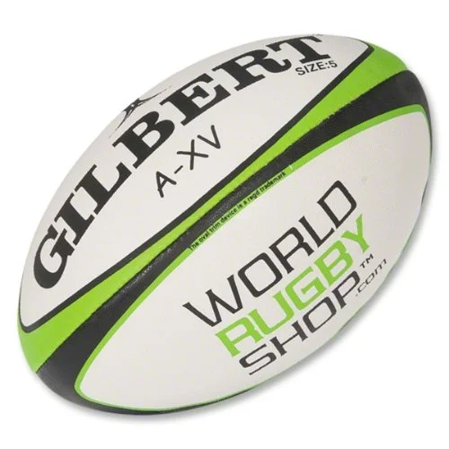 Gilbert WRS A XV Training Rugby Ball Premium Durable Synthetic Grip (Size 5) ex18h