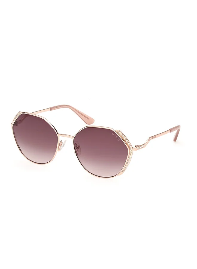 Premium Hexagon UV Protection Sunglasses for Women (58 mm) bi05n