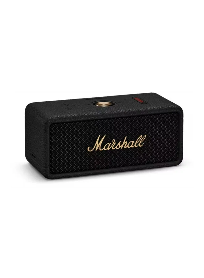 Premium Compact Portable Wireless Speaker Bluetooth 5.3 IP67 Waterproof with Built-in Microphone (Black, 1 Unit) 5vgud