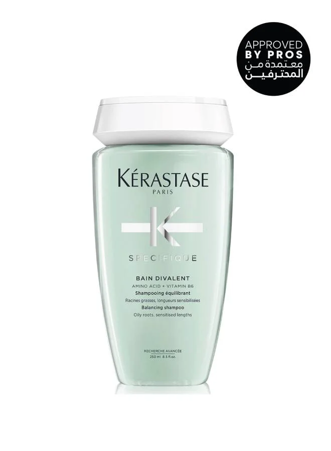 KERASTASE Specifique Bain Divalent Balancing Shampoo for Oily Roots and Sensitized Ends (250 mL) c13tz