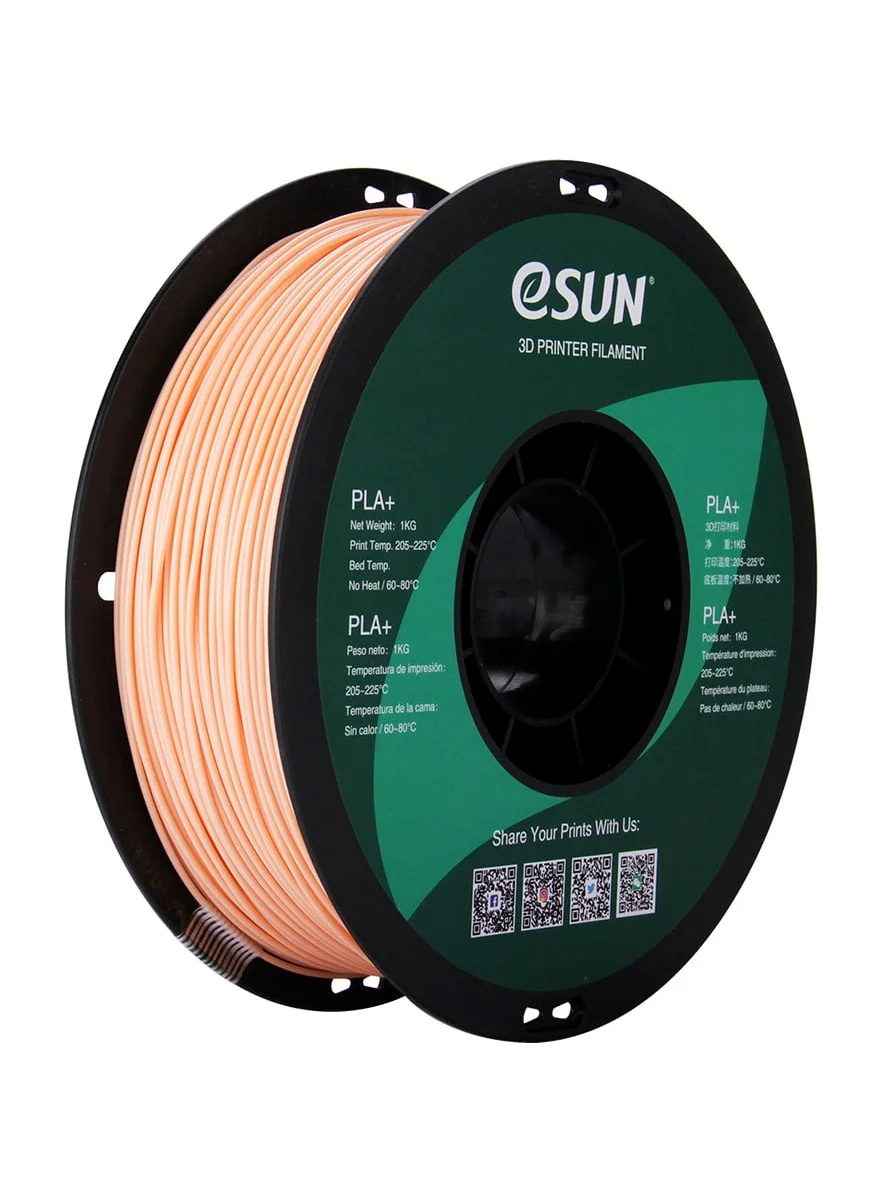 Premium PLA+ 3D Printer Filament 1.75 mm High-Precision Printing Material (Beige, 1 kg) ah4k0