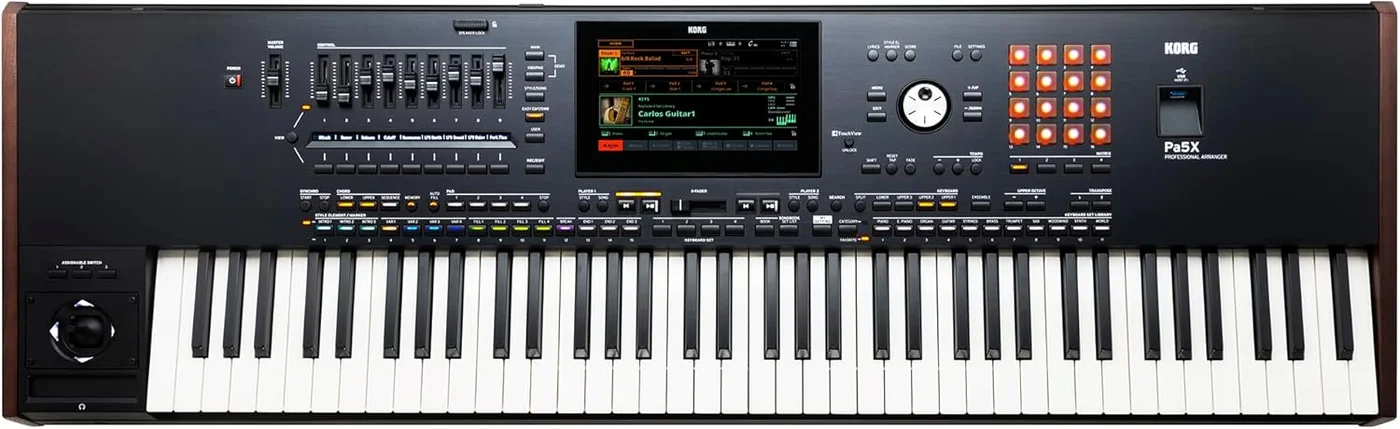 Professional 76-Key Arranger Workstation Digital Keyboard (Premium Performance Instrument) oohie