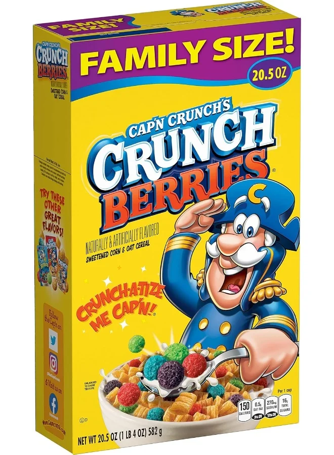 Crunchy Berry Sweetened Corn and Oat Cereal (581 g) 32ntm