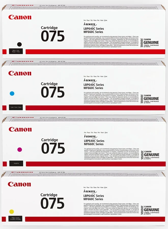 Premium Laser Printer Toner Cartridge Set 075 Series (4-Pack, Black/Cyan/Magenta/Yellow) jivor