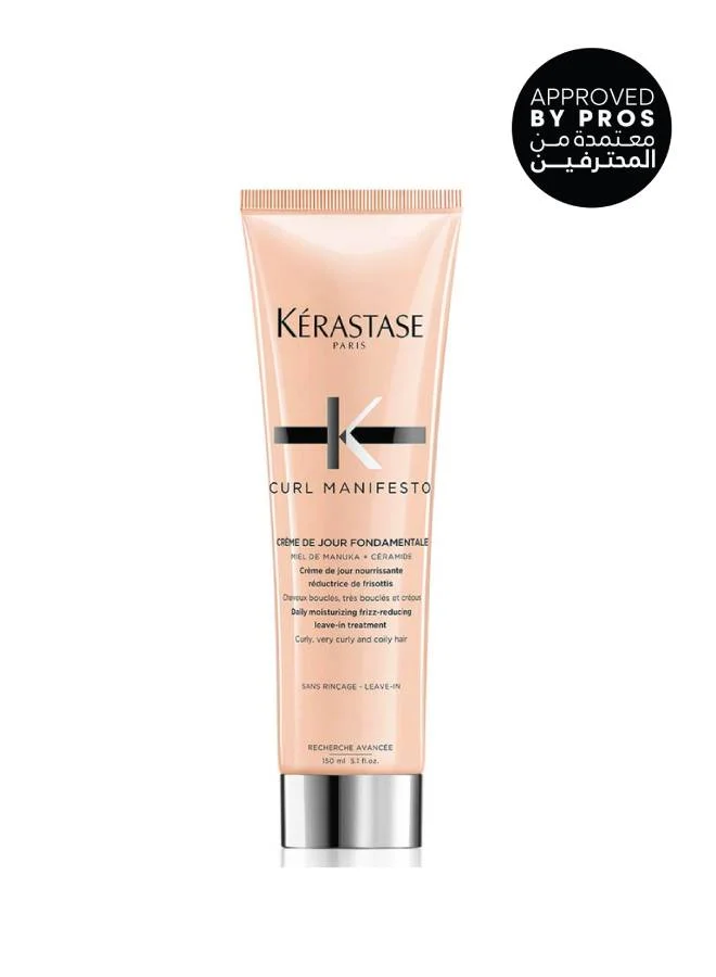 KERASTASE Curl Manifesto Cr¨¨me De Jour Fondamentale Leave-In Cream (White, 150 mL) 27fin