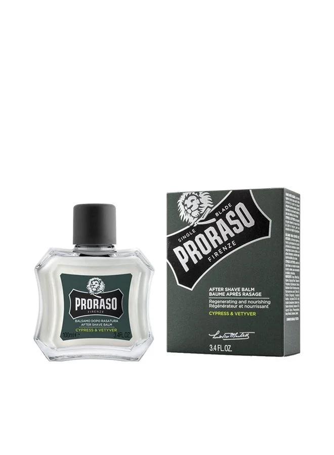 Proraso After Shave Balm Cypress & Vetyver Premium Soothing Formula for Men (100 mL) uj4wh
