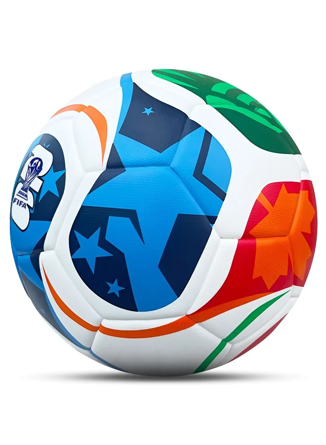 UETEEY Professional Football Training Soccer Ball (Size 5, PU Leather) Durable Indoor and Outdoor Sport Ball for Adults and Kids 0hik1