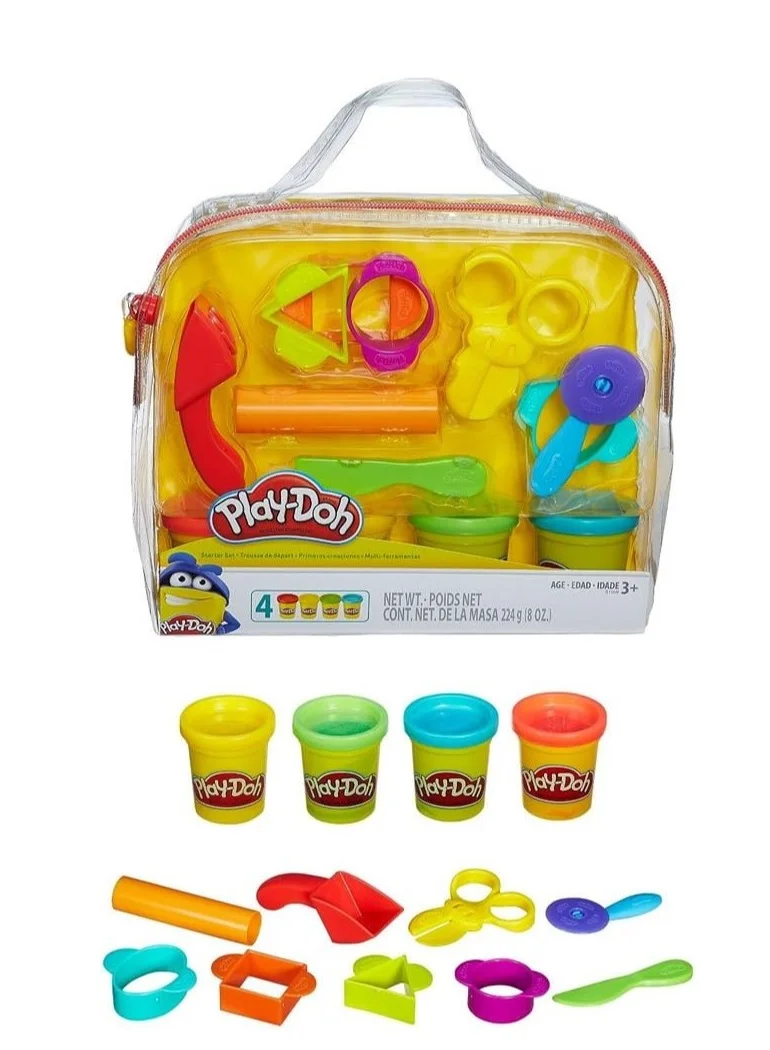 Creative Modeling Clay Starter Set for Kids (Non-Toxic, Multi-Color, 4-Pack) ou77f