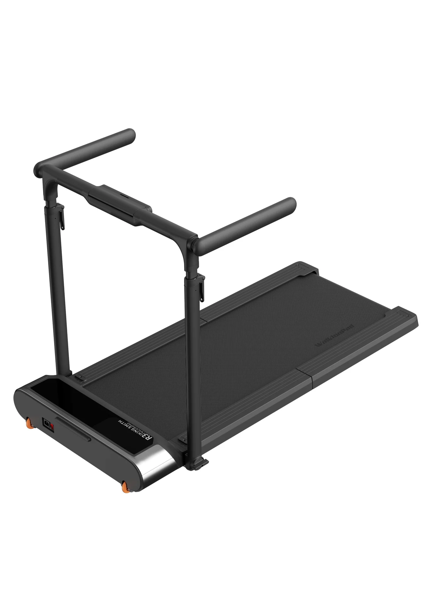 KINGSMITH R3 Hybrid+ Motorized Treadmill, Compact Folding Design, 12 km/h Max Speed, 120 kg Capacity (Black, 735W) 2cdn0