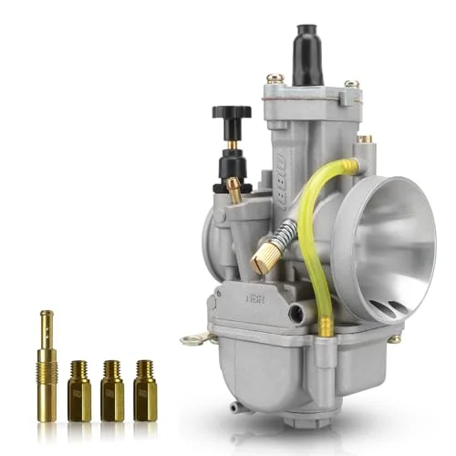 NIBBI PWK34 Performance Carburetor for 350cc to 450cc Off-Road Motorcycles ATV Go Kart Dirt Pit Bike (34mm) gtpq6