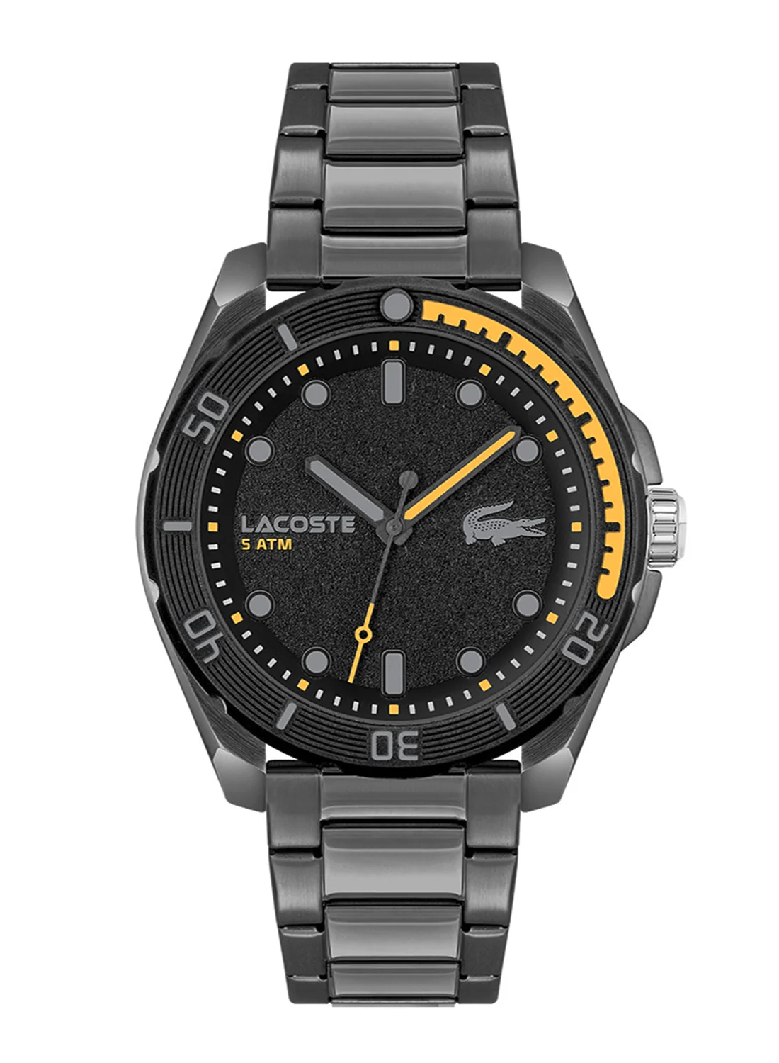 Premium Analog Round Stainless Steel Quartz Wrist Watch for Men (44 mm) 8d7b0