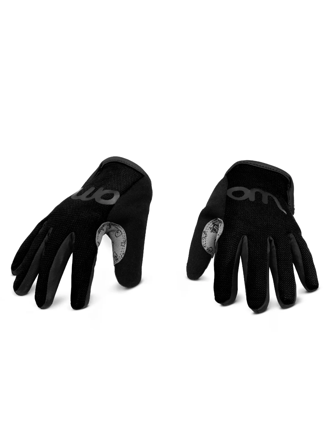 Premium Kids Cycling Gloves Shock-Absorbing Padded Palm Breathable Mesh Back (Black, Size 6) wnalz
