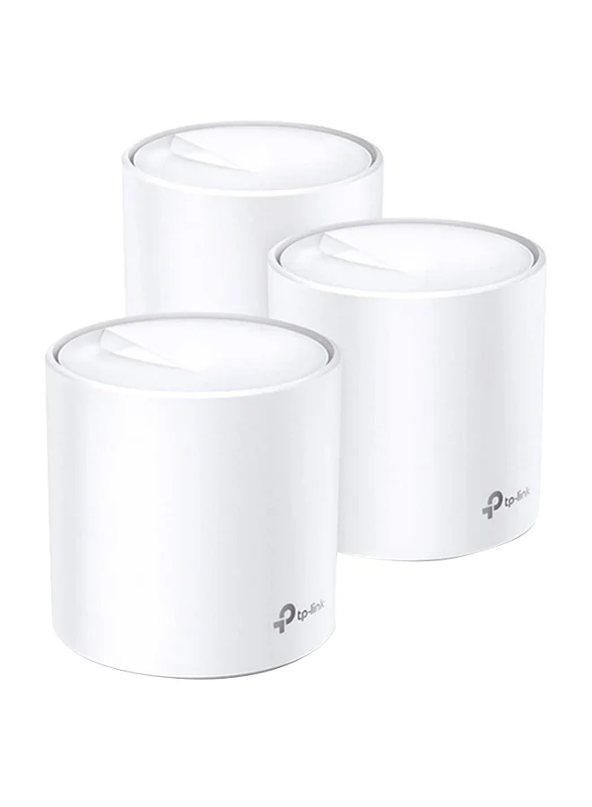 Premium Whole Home Mesh Wi-Fi 6 System AX3000 High-Speed Wireless Router (3-Pack, White) c2bmt