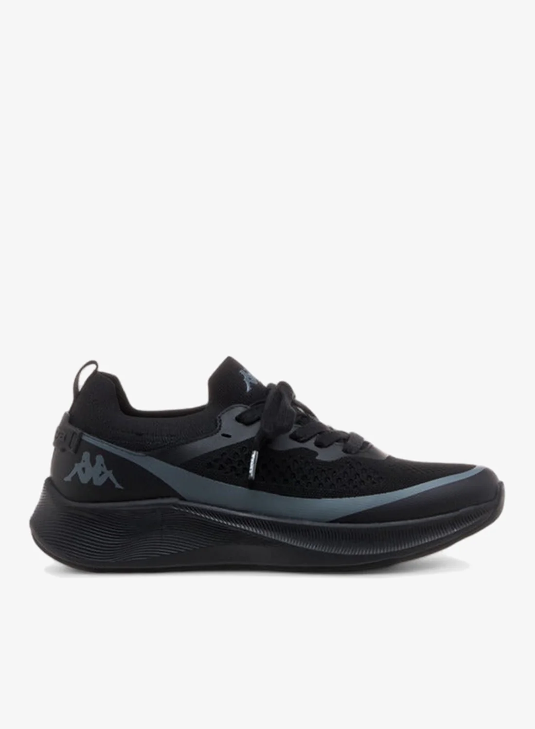 Premium Textured Sports Shoes for Men Lace-Up Athletic Footwear (Black, 42 EU) ddl75
