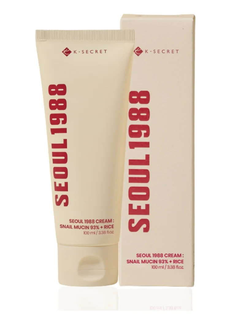 K-SECRET SEOUL 1988 Snail Mucin 93% Face Cream Premium Hydrating Barrier Care (100 mL) 1xtj8