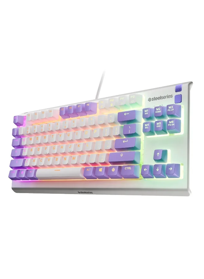 Premium Wired Tenkeyless Gaming Keyboard Amethyst Edition (Compact Layout, RGB Backlit) plzte