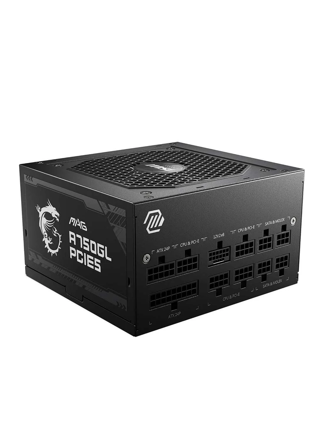 Premium 750W Fully Modular Power Supply Unit 80 Plus Gold Certified ATX 3.0 Compatible for High-End Gaming PCs (Black, 750W) bsyb8