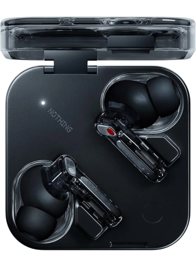 Premium Wireless In-Ear Headphones, Adaptive Noise Cancelling Bluetooth Earbuds with Hi-Res Audio and IP54 Water Resistance (Black) 55tha