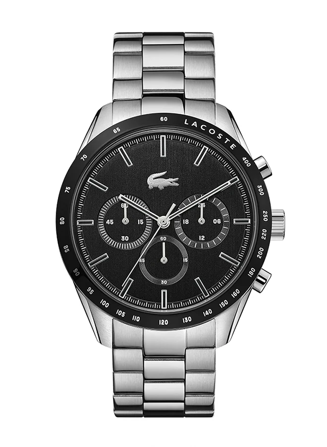 Premium Men Chronograph Wrist Watch Stainless Steel Quartz Movement (Silver, 42mm) 4692s