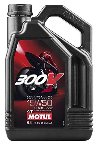 Premium 4T Full Synthetic Ester Core Engine Oil 15W50 for Road Racing (4 Liter) i3duk
