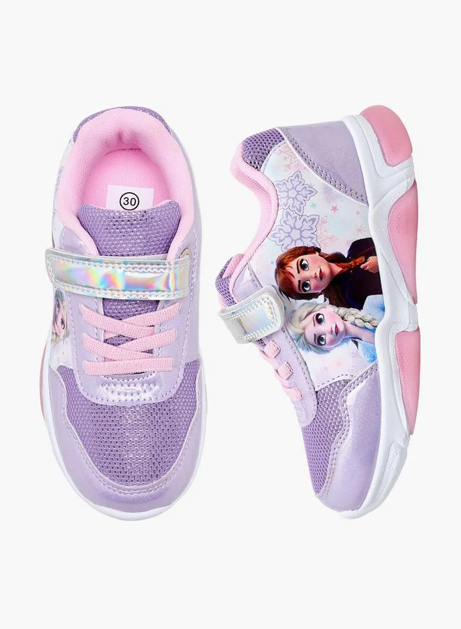 Cartoon Girls Light-Up Ankle Sneakers Premium Comfort Footwear for Kids (Pink, 25 cm) xfeku