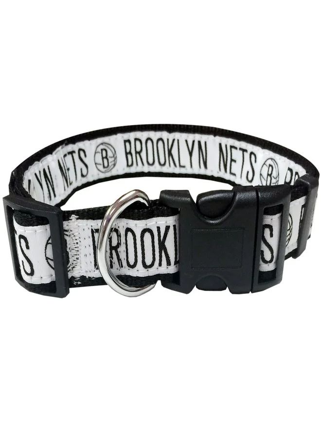 Premium NBA Basketball Team Pet Collar for Dogs and Cats (Brooklyn Nets, Small) icggd