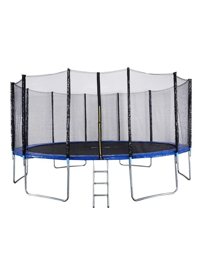 RBWTOYS 16ft Outdoor Recreational Trampoline with Safety Enclosure Net and Ladder for Kids 8kjoi
