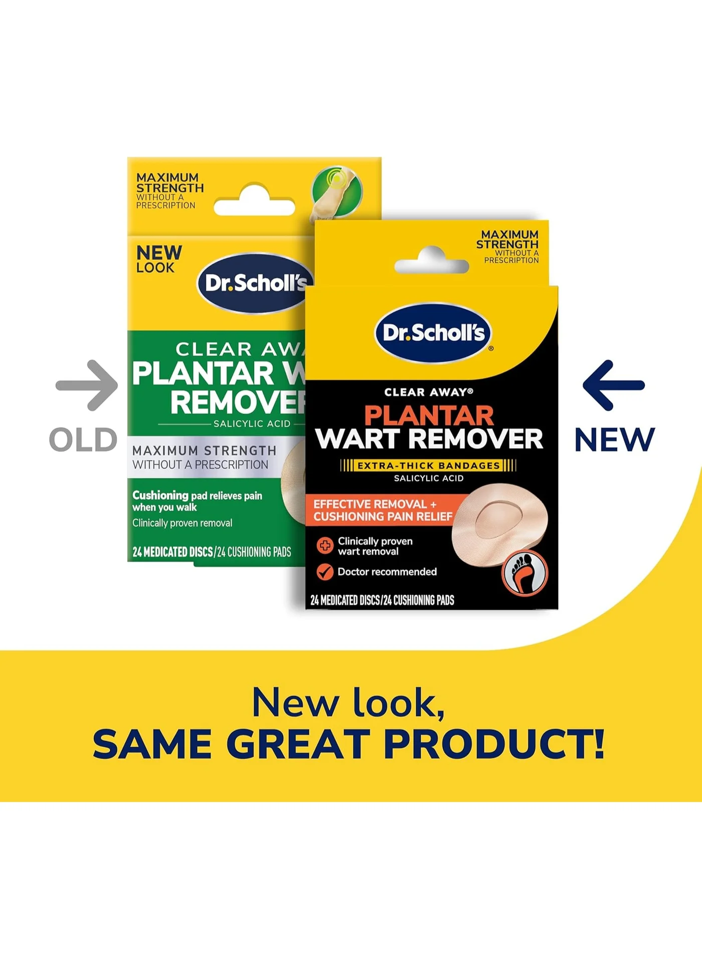 Premium Plantar Wart Removal Treatment Discs with Comfort Cushions (24 Count) r5fsd