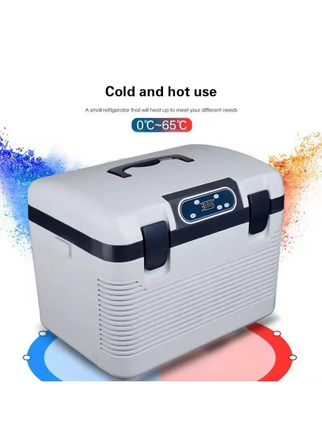 Tradeo Portable Car Refrigerator and Warmer 19L Dual-Voltage Electric Cooler for Travel and Camping (19L) ecaxz