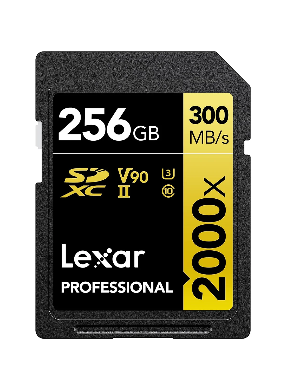 Professional High-Speed SDXC UHS-II Memory Card 300MB/s V90 U3 (256 GB) 6387t