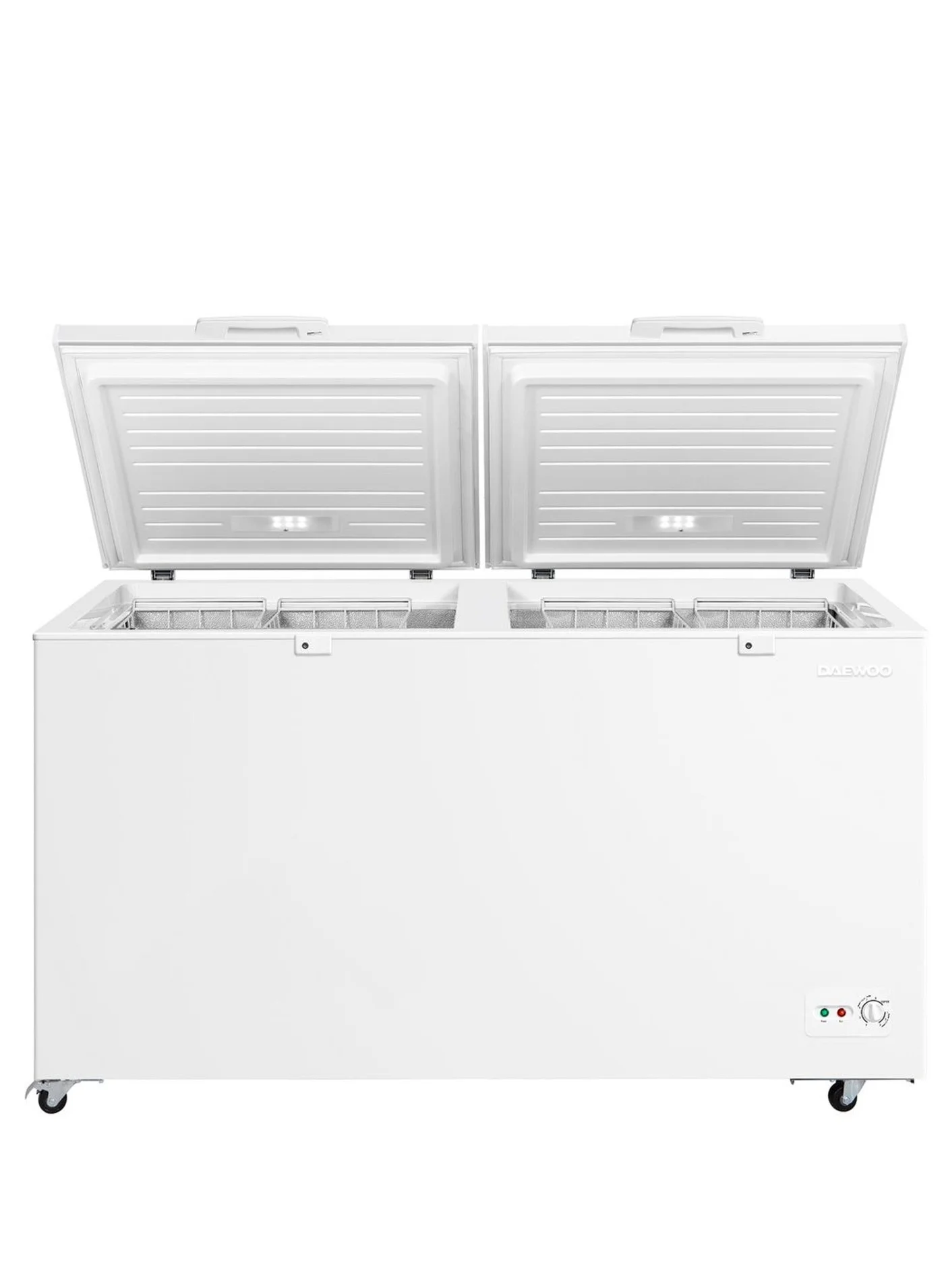 Daewoo Chest Freezer (508 Liters) Premium Large Capacity Deep Storage Unit for Home and Commercial Use (Silver) e495f