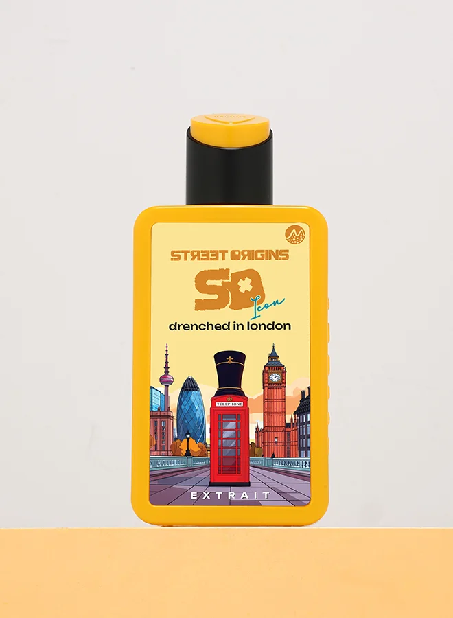 STREET ORIGINS Drenched In London Mars Extrait De Parfum For Men (Aromatic Scent, 75 mL) 7r66n
