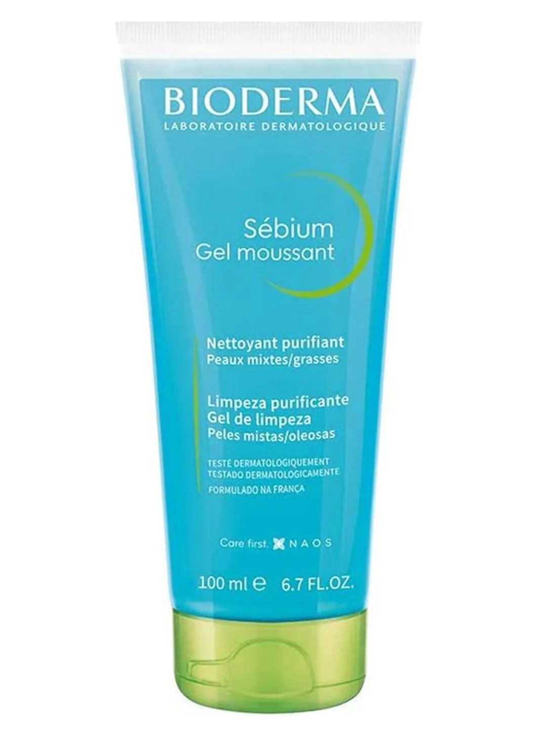 Bioderma Sebium Purifying Cleansing Foaming Gel for Oily and Combination Skin (100 mL) 5ooia