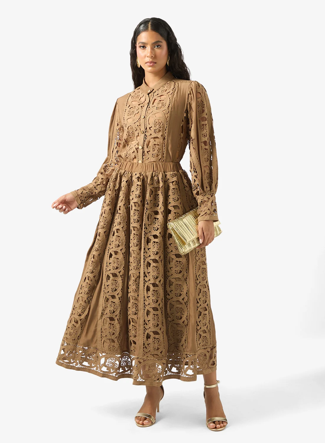 Khizana Lace Top & Skirt Set Elegant Two-Piece Floral Matching Outfit for Women tixyt